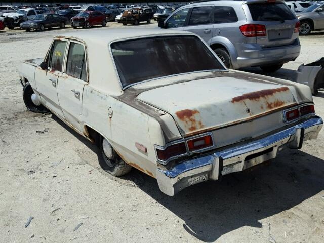 LL41C5B269686 - 1975 DODGE DART WHITE photo 3