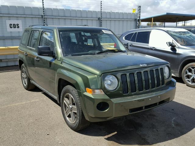 1J8FT28B89D196156 - 2009 JEEP PATRIOT SP GREEN photo 1