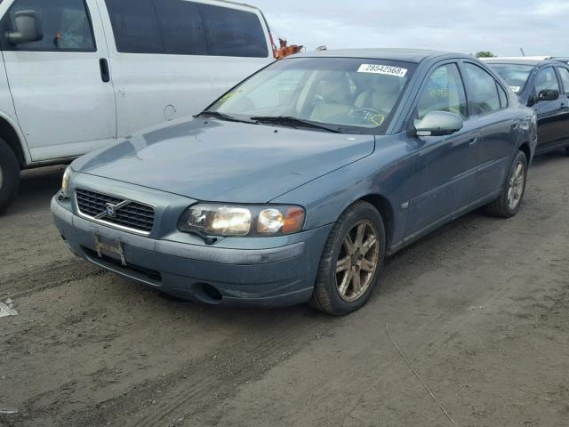 YV1RS61R122175263 - 2002 VOLVO S60 GREEN photo 2