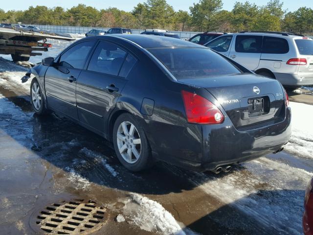 1N4BA41E25C835794 - 2005 NISSAN MAXIMA SE BLACK photo 3