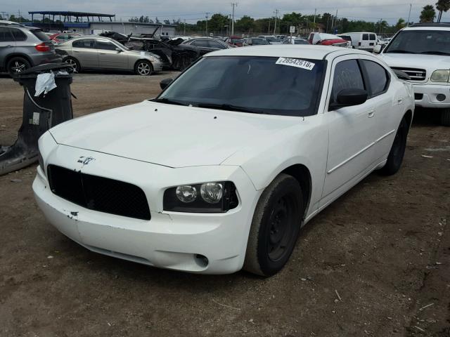 2B3KA43R56H364444 - 2006 DODGE CHARGER WHITE photo 2