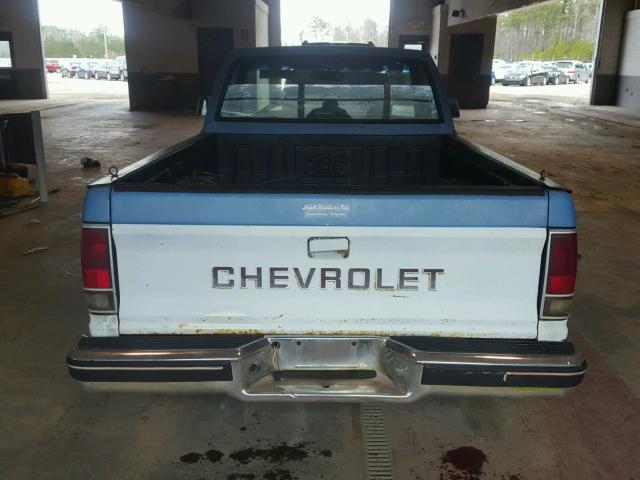 1GCBS14E3G2144445 - 1986 CHEVROLET S TRUCK S1 BLUE photo 6