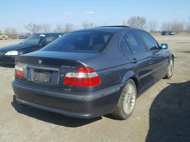 WBAEU33432PF68103 - 2002 BMW 325 XI GRAY photo 4