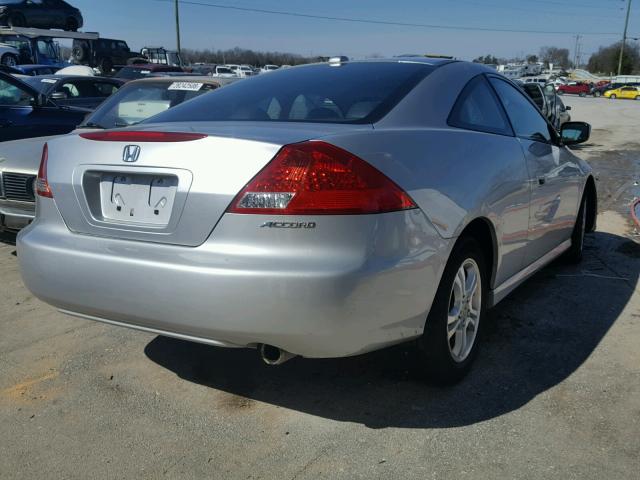 1HGCM72696A018447 - 2006 HONDA ACCORD EX SILVER photo 4