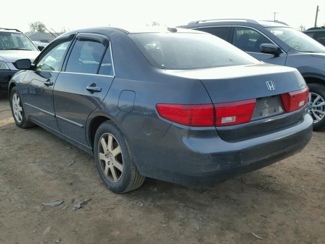 1HGCM66575A078785 - 2005 HONDA ACCORD EX CHARCOAL photo 3