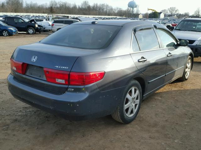 1HGCM66575A078785 - 2005 HONDA ACCORD EX CHARCOAL photo 4