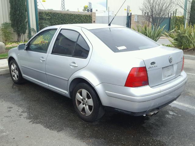 3VWSE69MX3M164504 - 2003 VOLKSWAGEN JETTA GLS SILVER photo 3