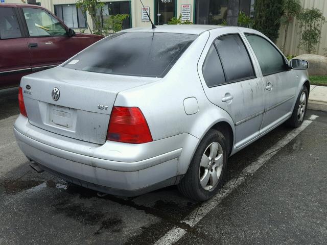 3VWSE69MX3M164504 - 2003 VOLKSWAGEN JETTA GLS SILVER photo 4