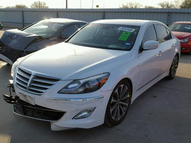 KMHGC4DH0DU253486 - 2013 HYUNDAI GENESIS 5. WHITE photo 2