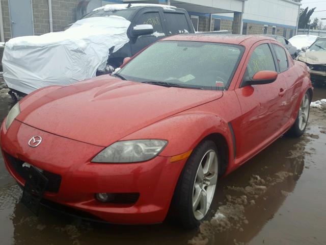 JM1FE17N940113700 - 2004 MAZDA RX8 RED photo 2