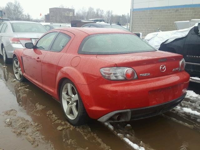 JM1FE17N940113700 - 2004 MAZDA RX8 RED photo 3