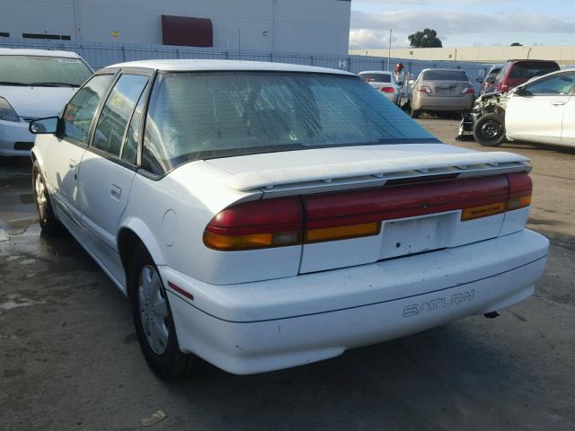 1G8ZJ5573PZ134413 - 1993 SATURN SL2 WHITE photo 3