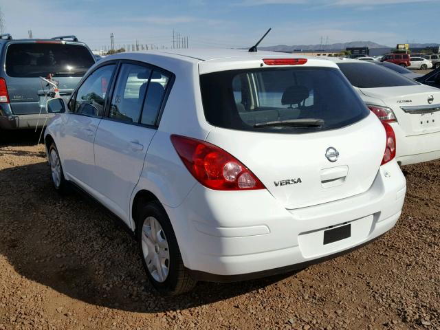 3N1BC1CP4AL456508 - 2010 NISSAN VERSA S WHITE photo 3