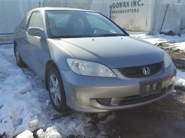 1HGEM22074L007679 - 2004 HONDA CIVIC EX GRAY photo 1