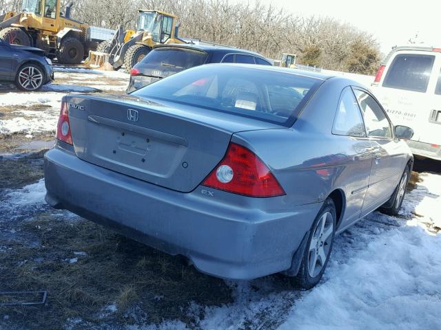 1HGEM22074L007679 - 2004 HONDA CIVIC EX 灰色 照片 4