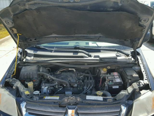 2D8HN54P28R126775 - 2008 DODGE GRAND CARA BLUE photo 7