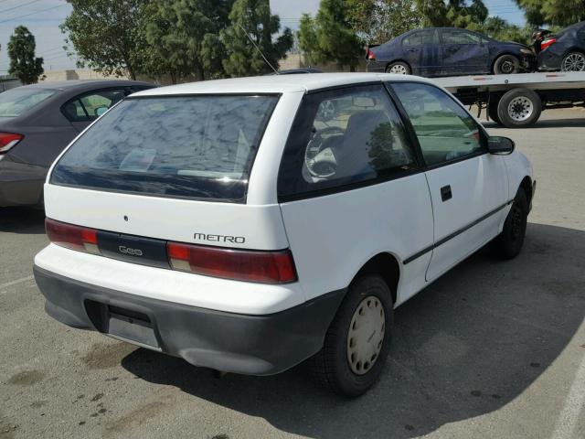 2C1MR2466R6738579 - 1994 GEO METRO WHITE photo 4