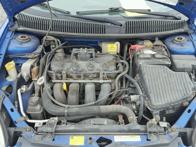 1B3ES56C85D228151 - 2005 DODGE NEON SXT BLUE photo 7