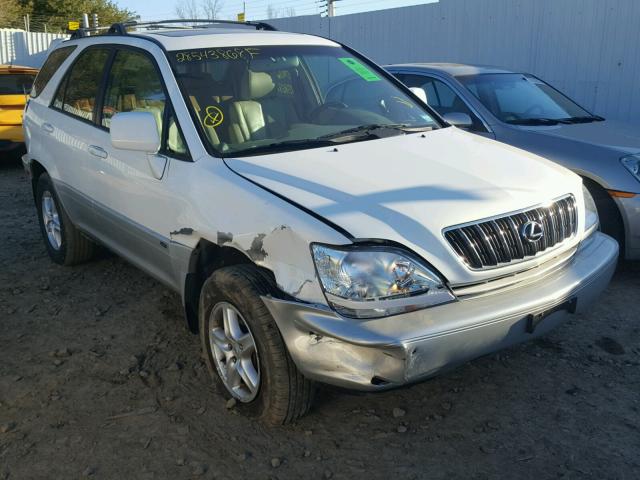 JTJHF10U010224992 - 2001 LEXUS RX 300 WHITE photo 1