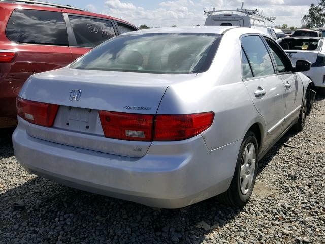 1HGCM56465A040014 - 2005 HONDA ACCORD LX SILVER photo 4