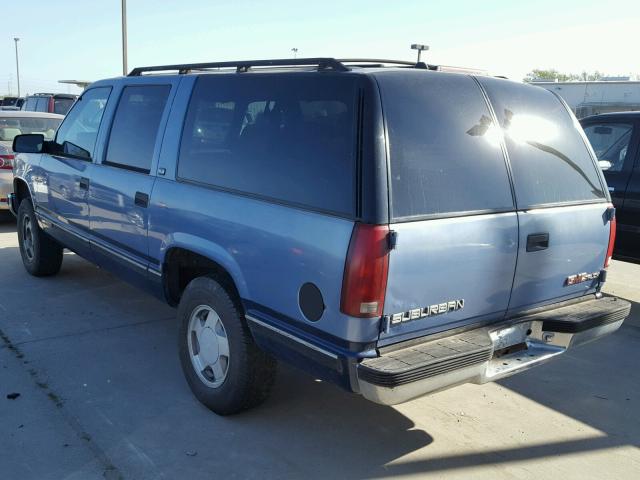 1GKFK16K8RJ755685 - 1994 GMC SUBURBAN K BLUE photo 3