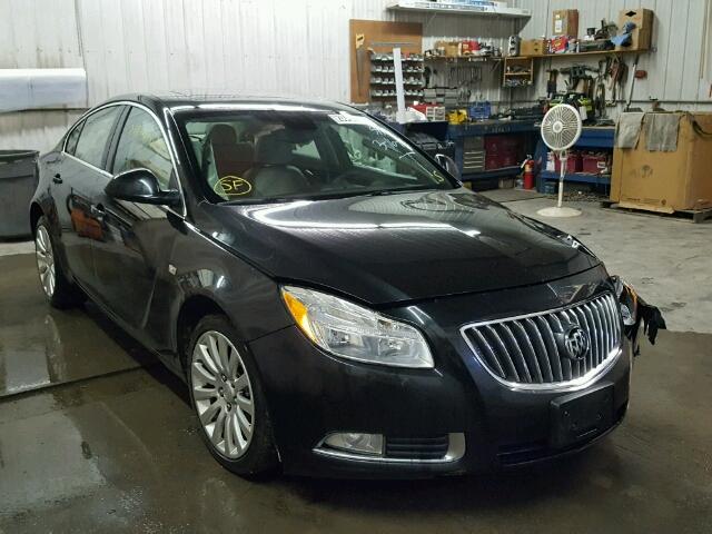 W04GS5EC7B1000657 - 2011 BUICK REGAL CXL BLACK photo 1