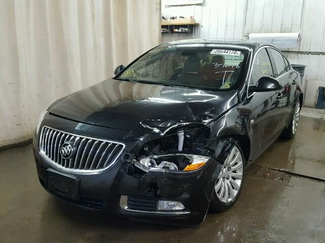 W04GS5EC7B1000657 - 2011 BUICK REGAL CXL BLACK photo 2