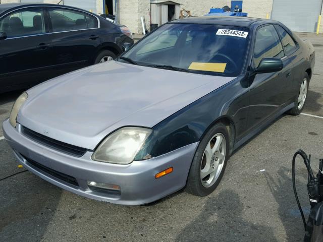 JHMBB6241YC003729 - 2000 HONDA PRELUDE GREEN photo 2