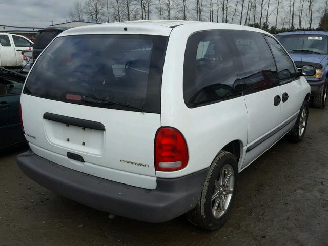 2B4FP25B7XR331442 - 1999 DODGE CARAVAN WHITE photo 4