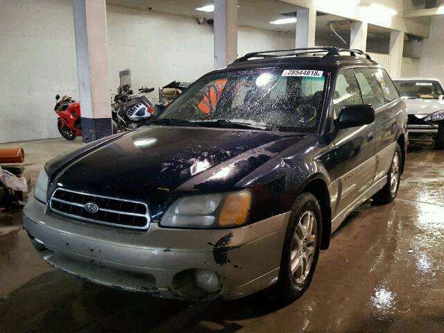 4S3BH665827609306 - 2002 SUBARU LEGACY OUT TWO TONE photo 2