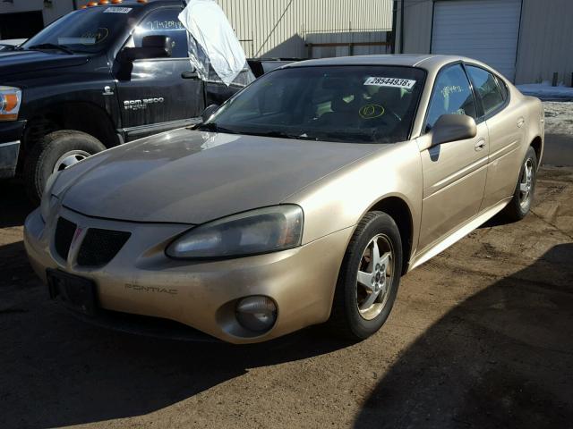 2G2WS522X41262851 - 2004 PONTIAC GRAND PRIX BEIGE photo 2