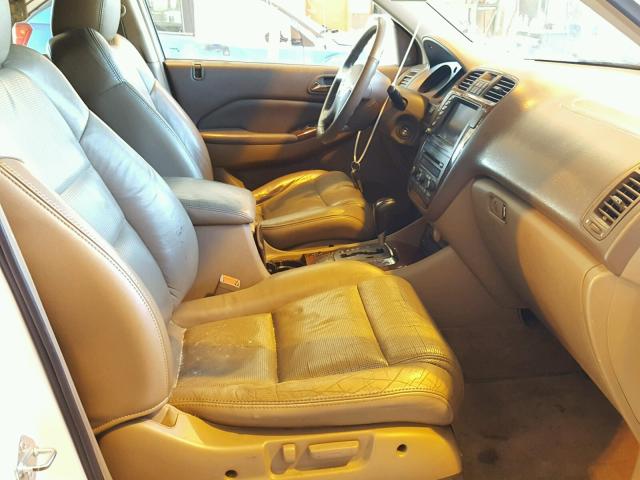 2HNYD18945H545079 - 2005 ACURA MDX TOURIN WHITE photo 5