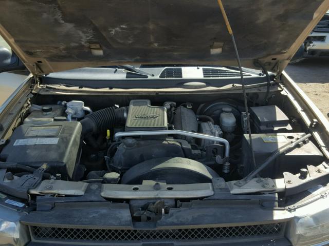 1GNDT13S742442819 - 2004 CHEVROLET TRAILBLAZE GOLD photo 7