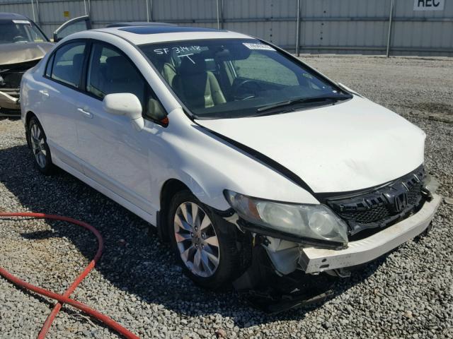 1HGFA16909L000788 - 2009 HONDA CIVIC EXL Ağ foto 1