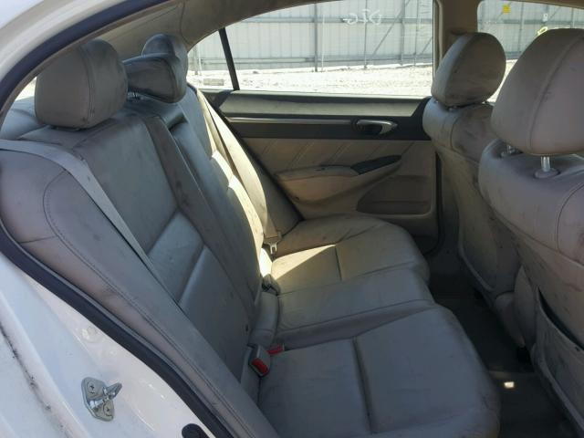 1HGFA16909L000788 - 2009 HONDA CIVIC EXL Ağ foto 6