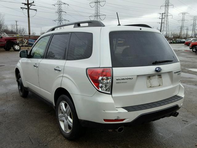 JF2SH6DCXAH805999 - 2010 SUBARU FORESTER 2 WHITE photo 3