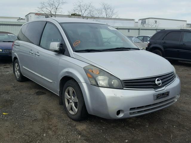 5N1BV28U47N119451 - 2007 NISSAN QUEST S SILVER photo 1