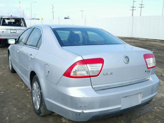 3MEFM07Z96R648253 - 2006 MERCURY MILAN SILVER photo 3