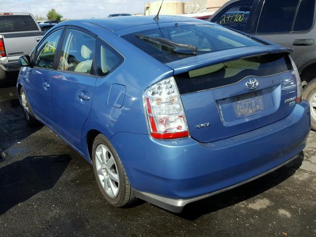 JTDKB20U487699086 - 2008 TOYOTA PRIUS BLUE photo 3