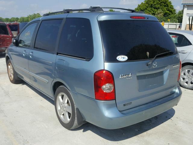 JM3LW28J220318507 - 2002 MAZDA MPV WAGON TEAL photo 3