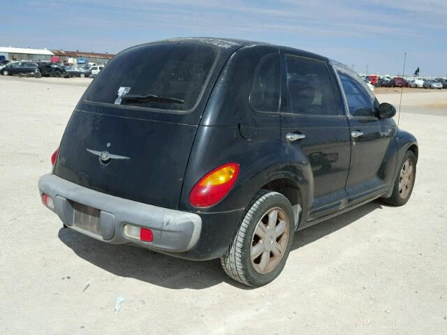 3C8FY58B42T339063 - 2002 CHRYSLER PT CRUISER BLACK photo 4