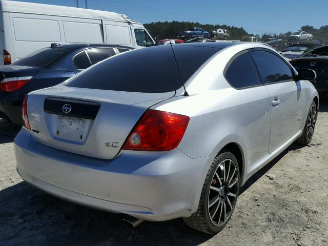 JTKDE177360143232 - 2006 TOYOTA SCION TC SILVER photo 4