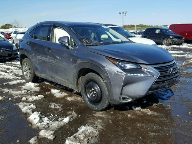 JTJBARBZ6H2100235 - 2017 LEXUS NX 200T GRAY photo 1