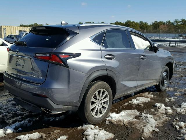 JTJBARBZ6H2100235 - 2017 LEXUS NX 200T GRAY photo 4