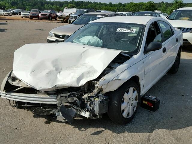 1B3EL36XX3N520783 - 2003 DODGE STRATUS SE WHITE photo 2