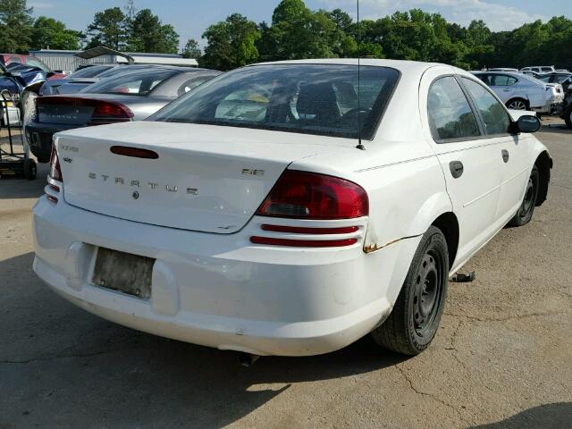 1B3EL36XX3N520783 - 2003 DODGE STRATUS SE WHITE photo 4