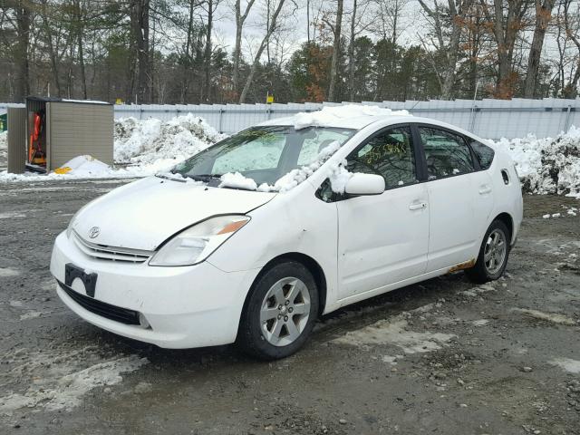 JTDKB20U153034939 - 2005 TOYOTA PRIUS WHITE photo 2