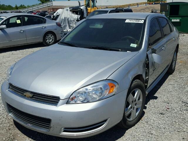 2G1WF5EK4B1321586 - 2011 CHEVROLET IMPALA LS SILVER photo 2