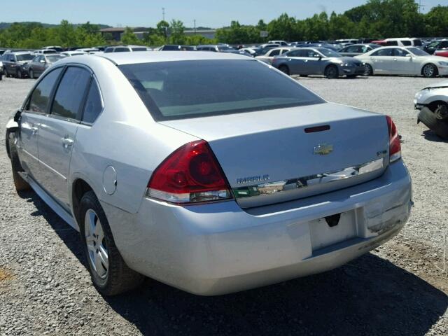 2G1WF5EK4B1321586 - 2011 CHEVROLET IMPALA LS SILVER photo 3