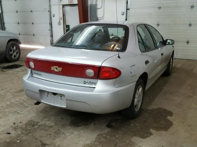 1G1JC52F657134495 - 2005 CHEVROLET CAVALIER GRAY photo 4